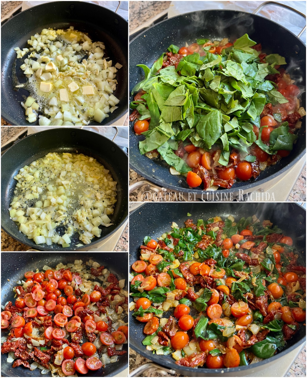 Tuscan sauce for pan-seared salmon