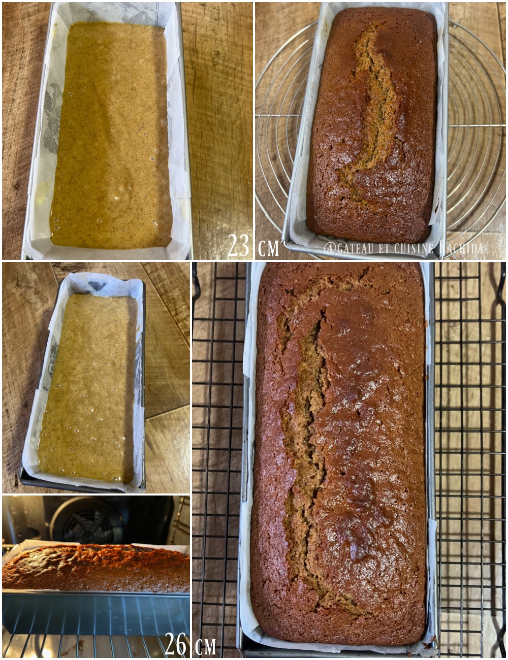 étapes préparation pain d'épices moelleux sans oeufs