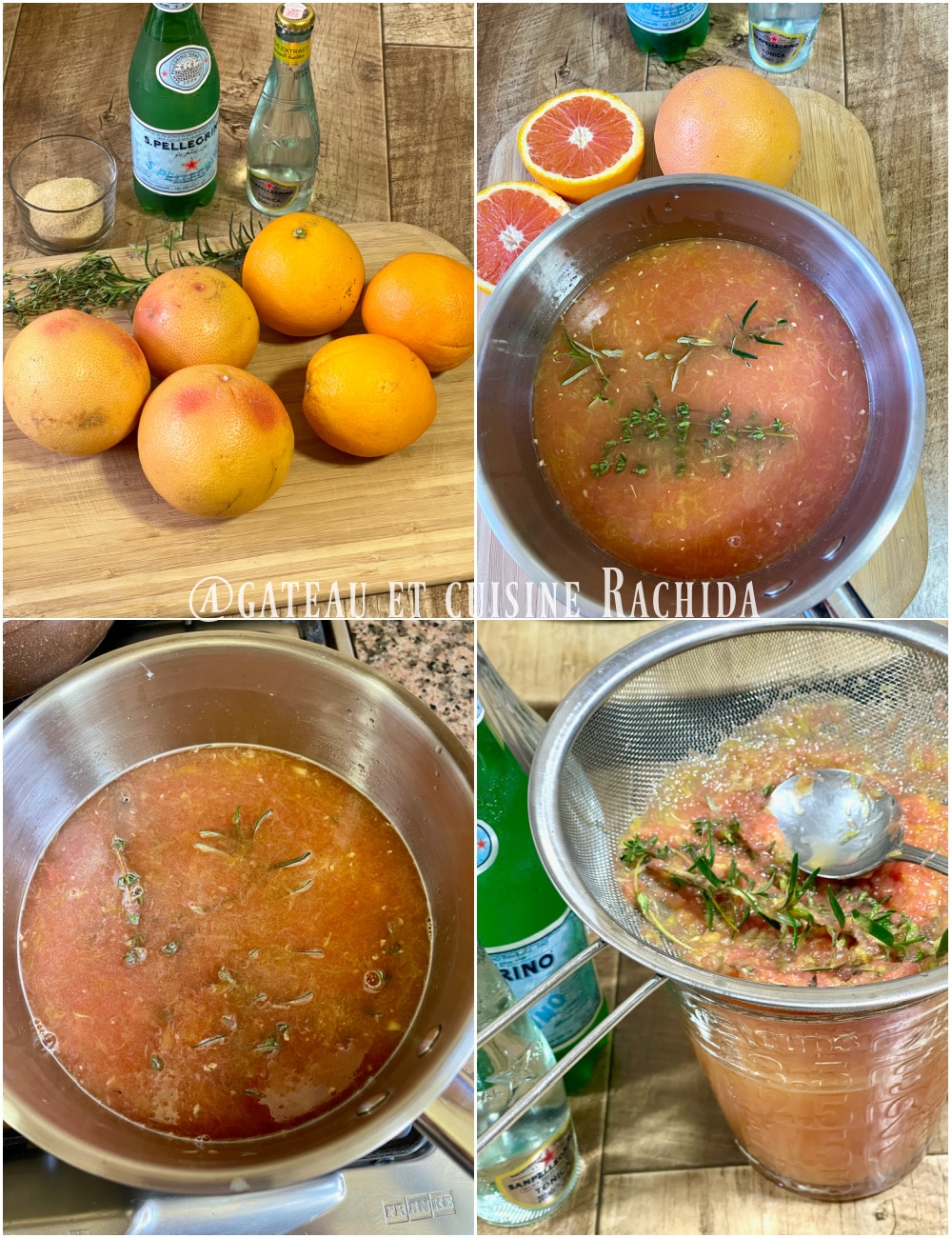 étapes de préparation cocktail spritz maison