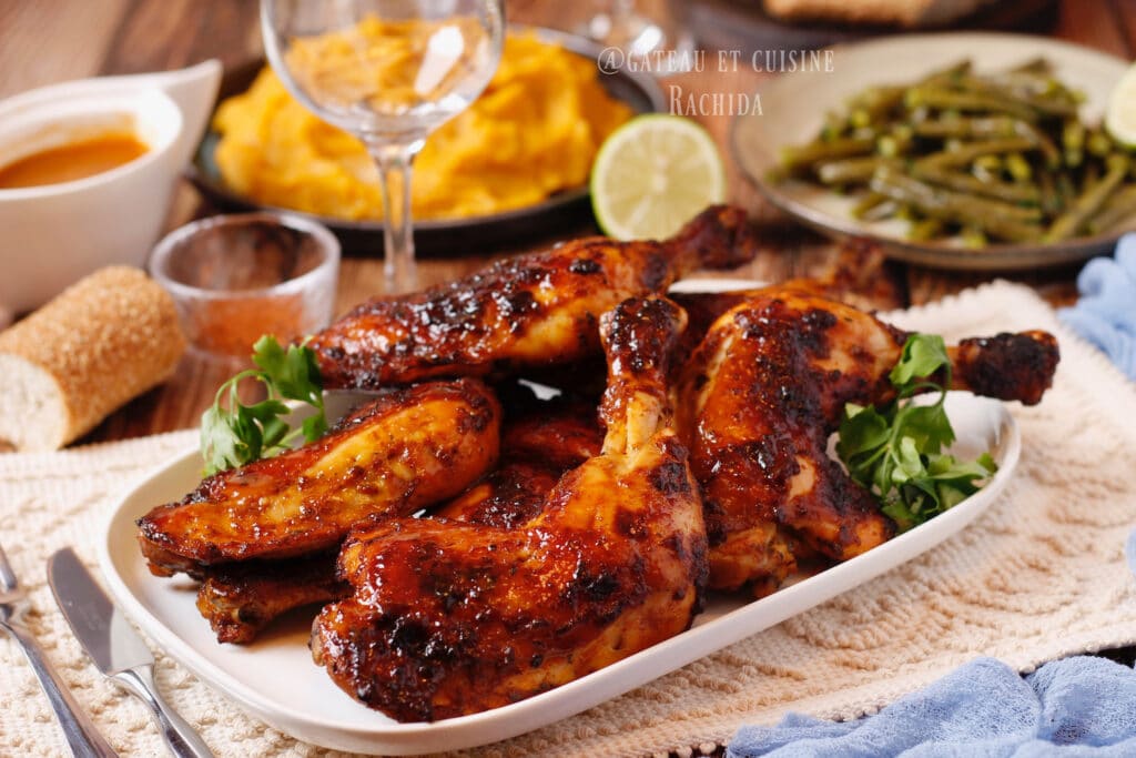 cuisses de poulet au four avec délicieuse marinade