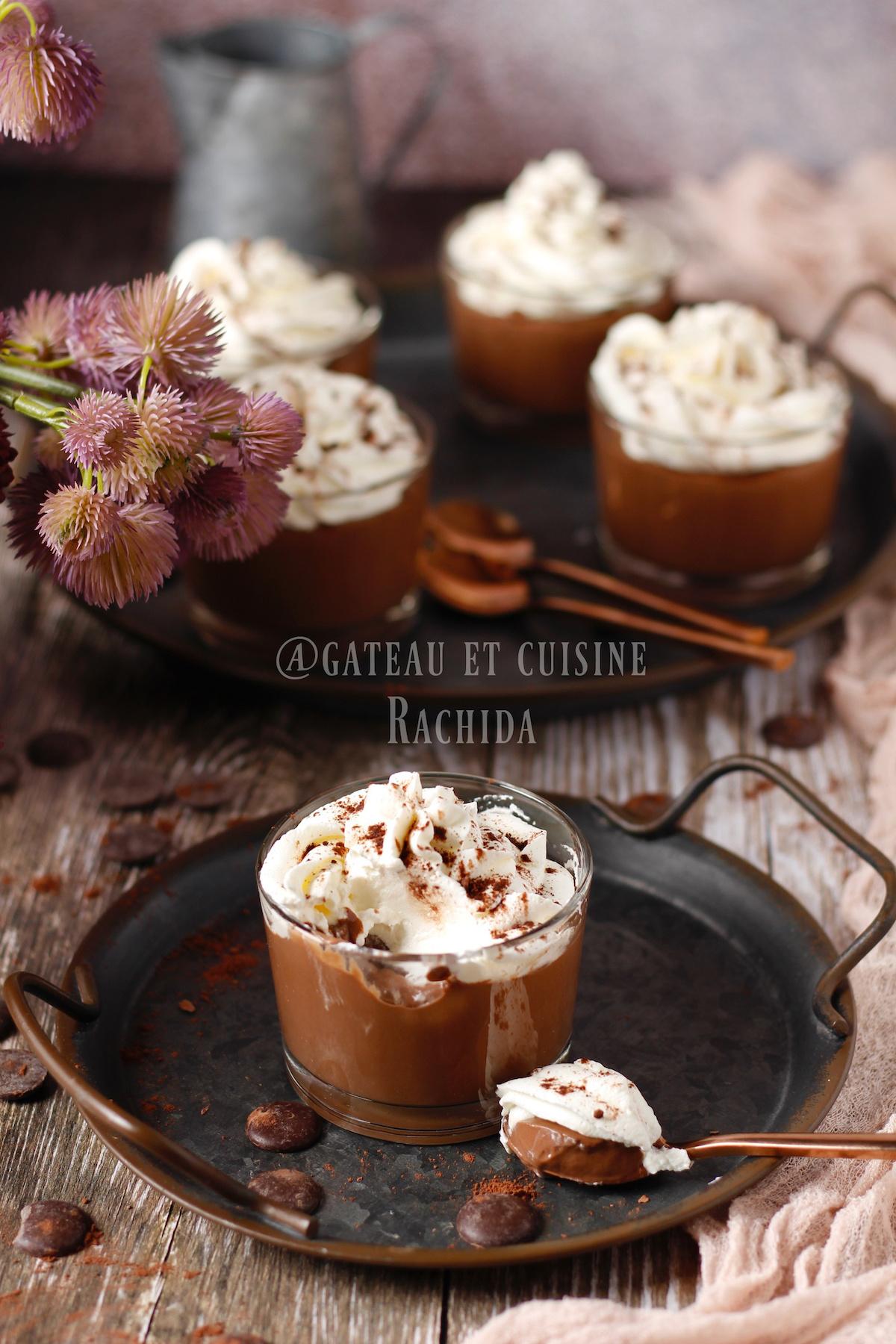 crème dessert liégeois au chocolat