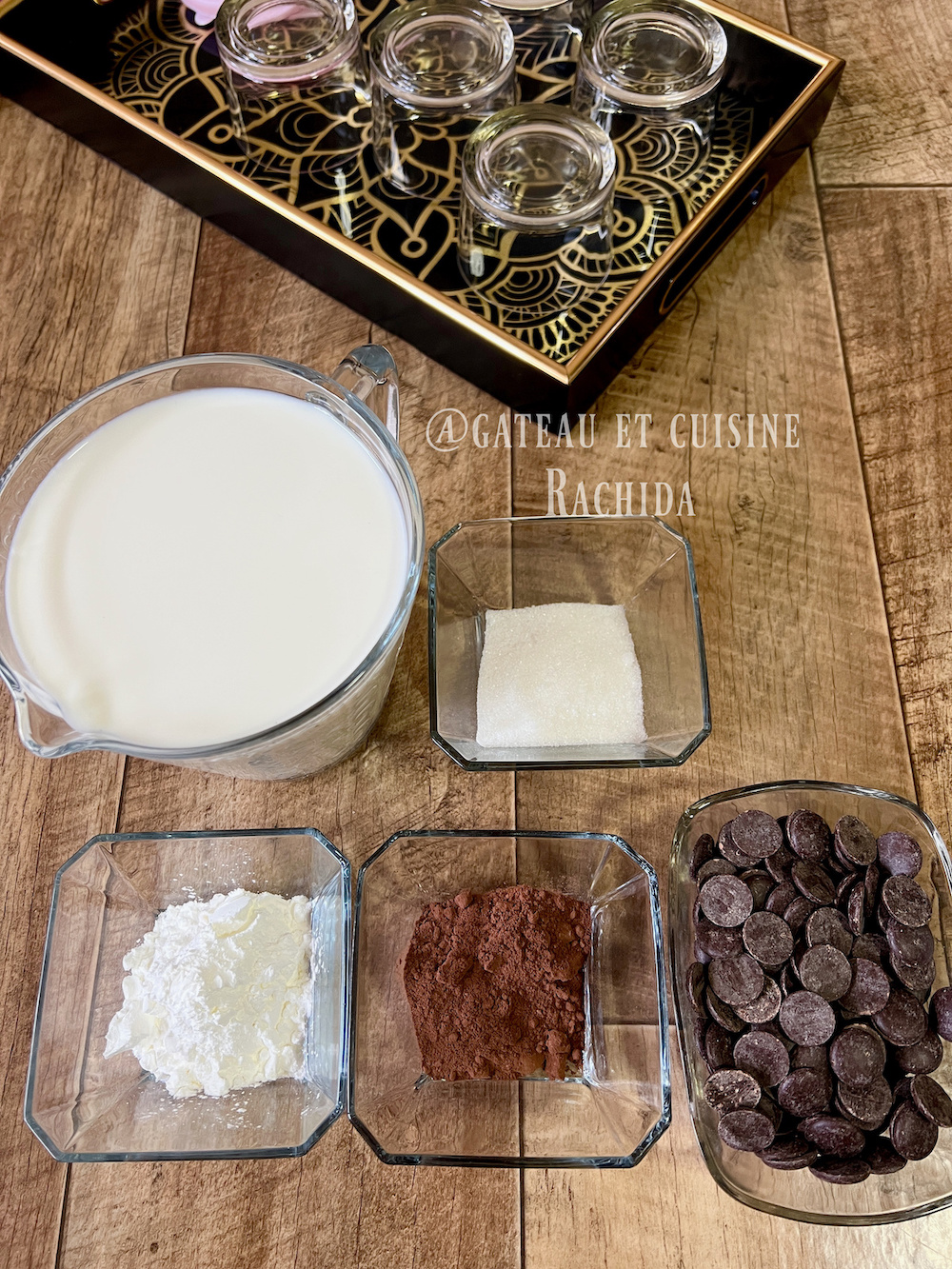 ingrédients liégeois chocolat