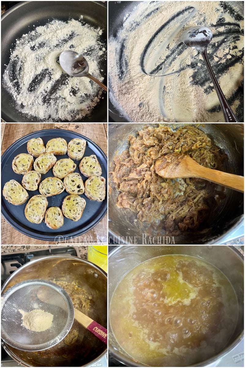 comment préparer la soupe à l'oignon