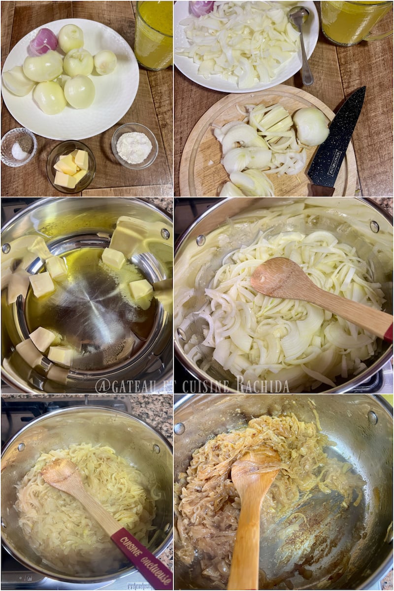 soupe à l'oignon facile et rapide