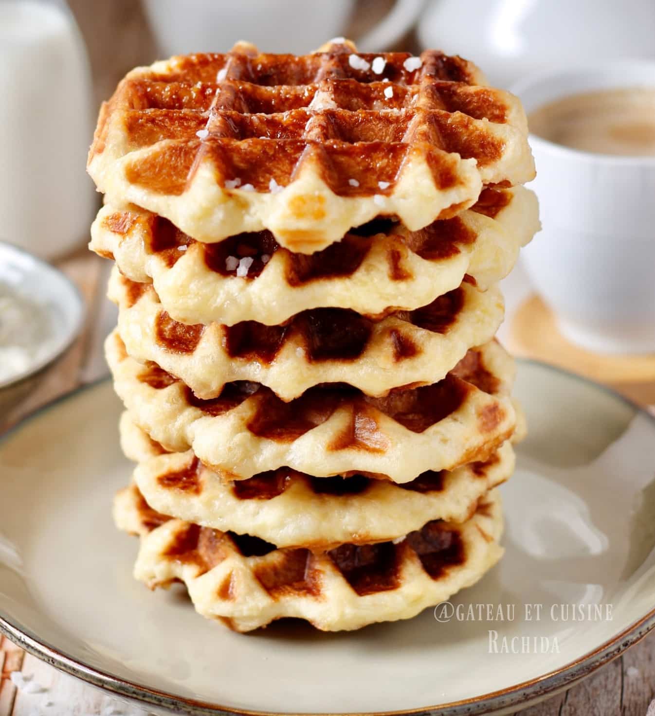 easy homemade Liège waffles