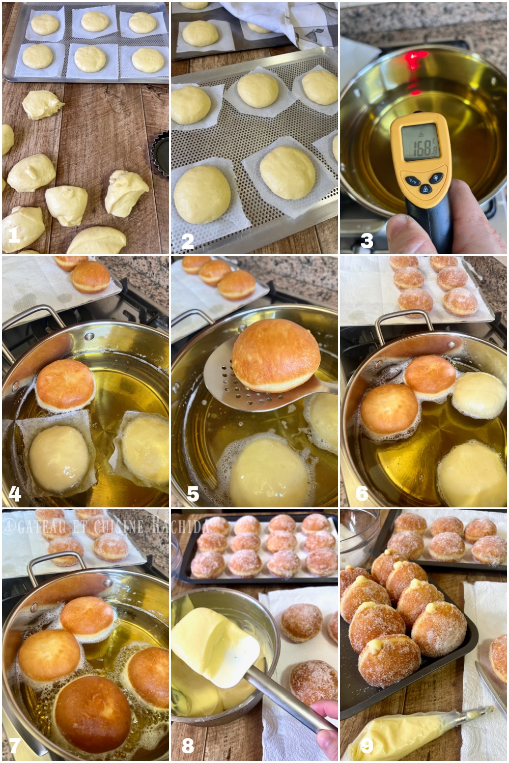 Friture boules de Berlin