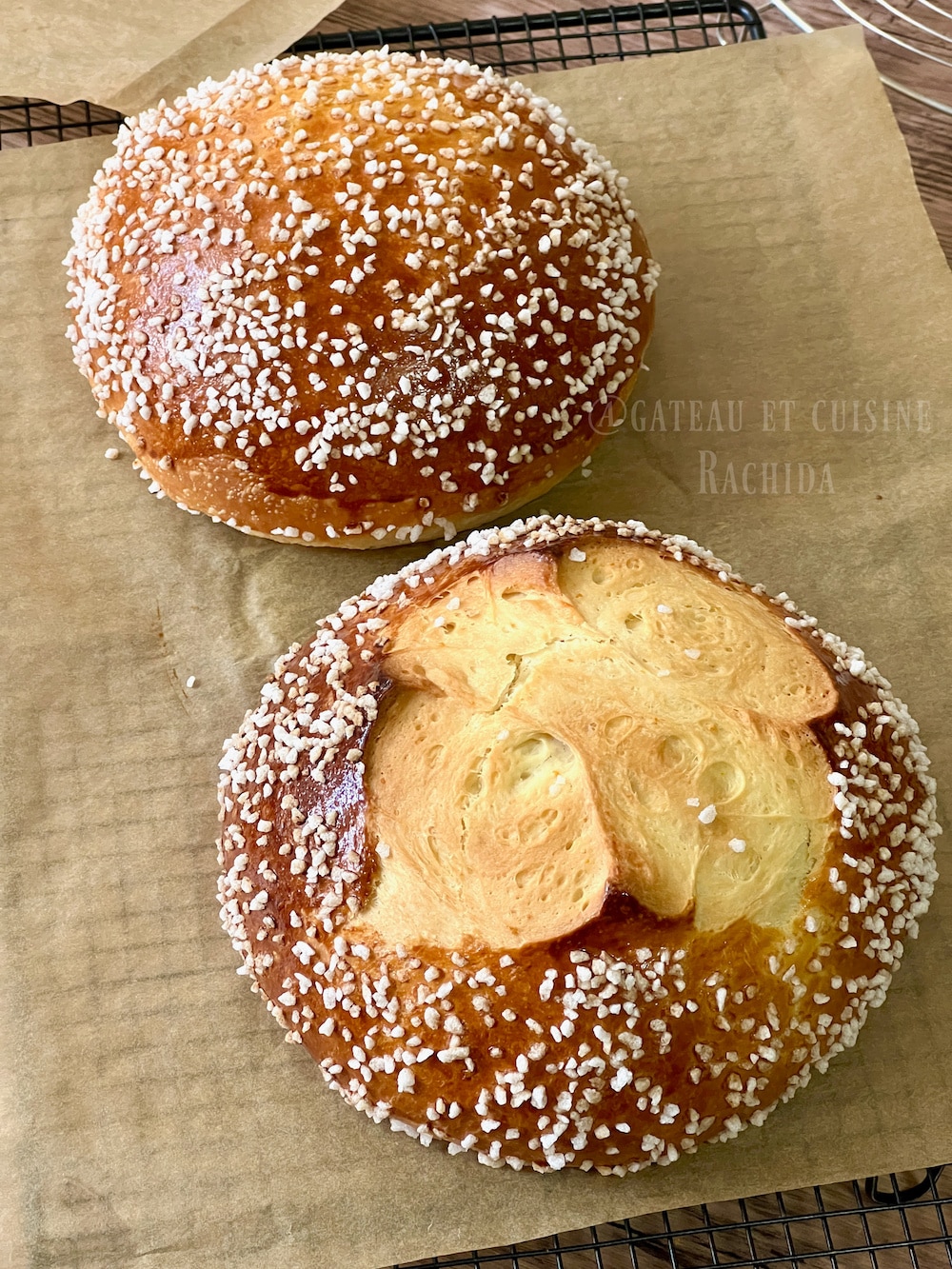 brioche la mouna , mona brioche algérienne de Pâques