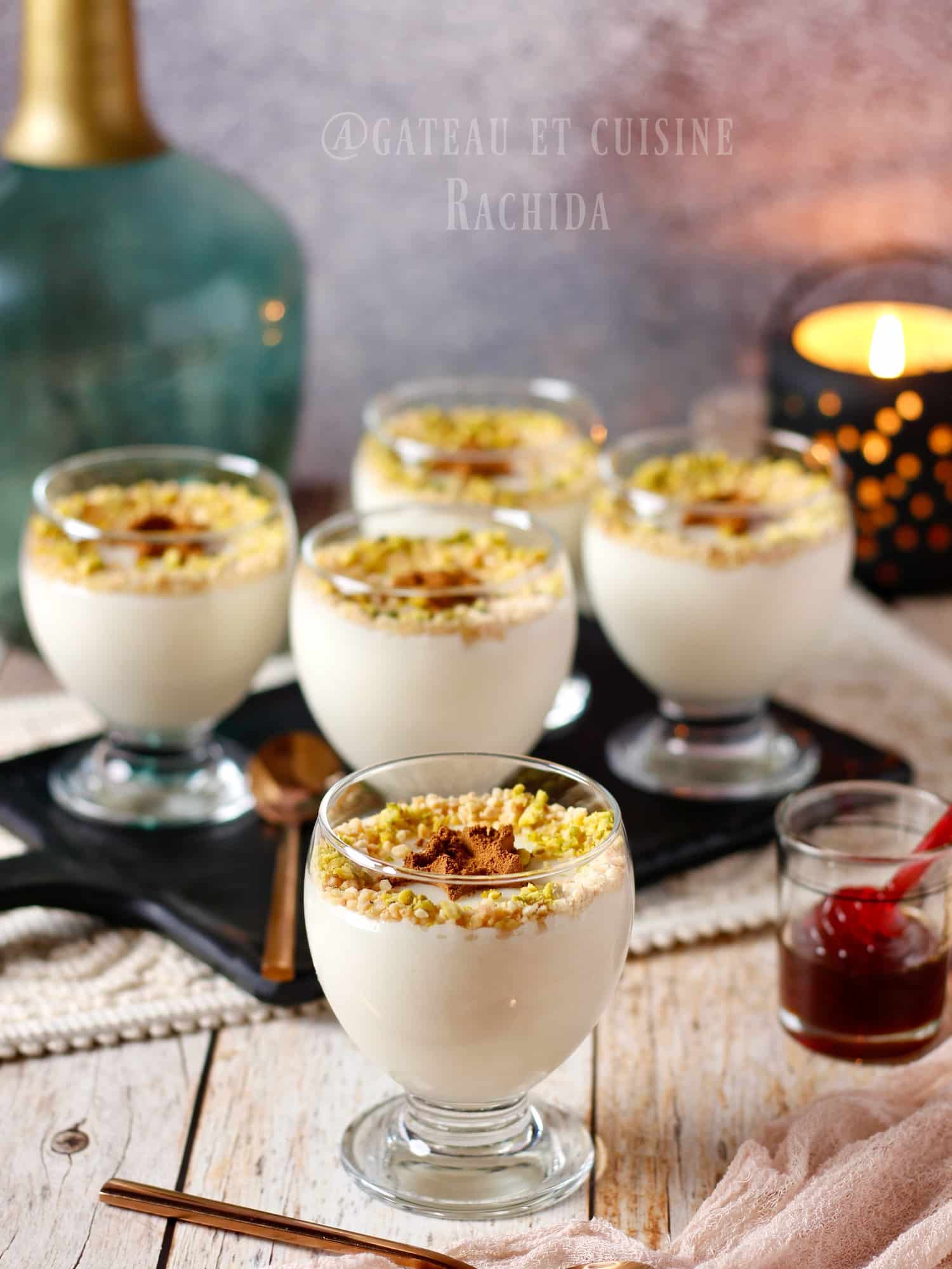 Mhalbi maison pour ramadan à l'eau de fleur d'oranger