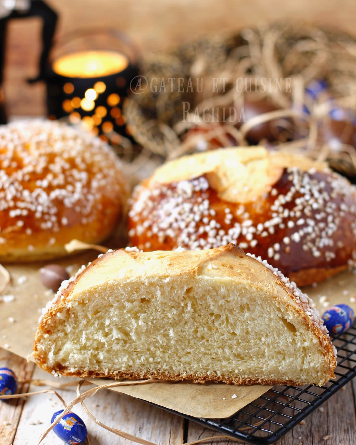 La mouna traditionnelle brioche algérienne