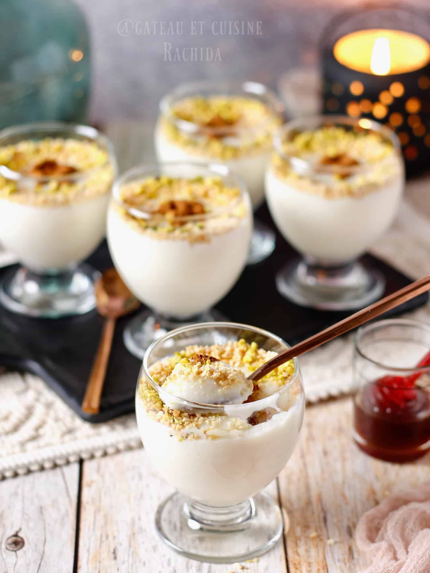 recette facile mhalbi dessert ramadan