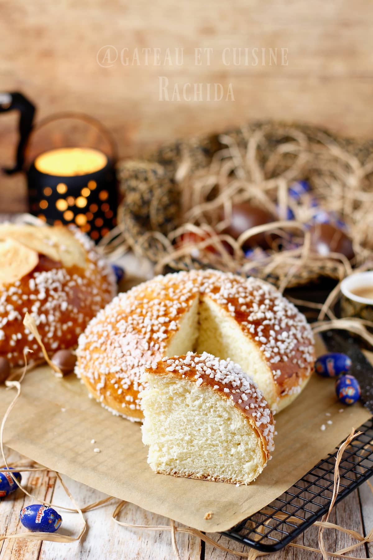 recette mona brioche moelleuse de pâques maison