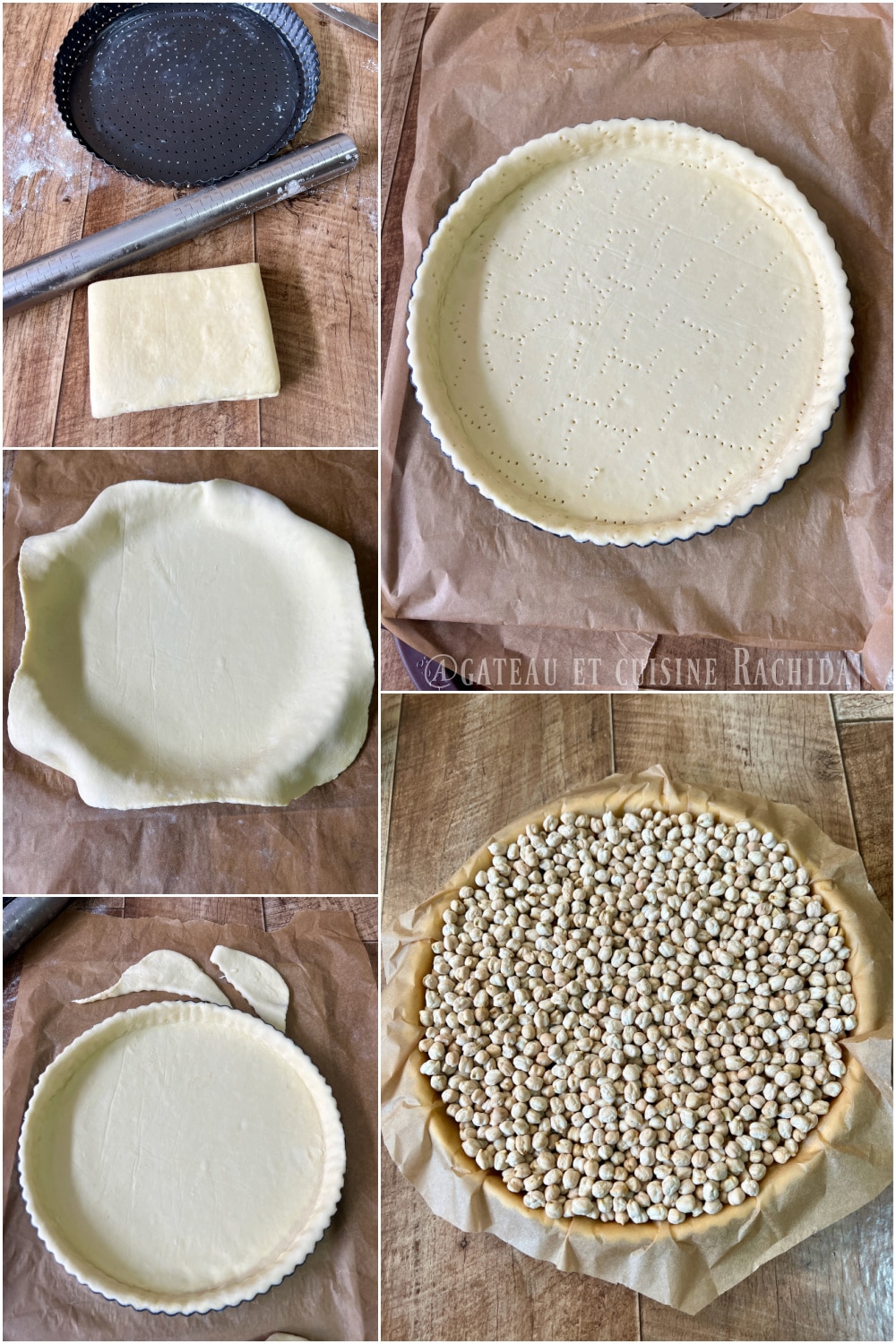 Foncer moule à quiche au thon