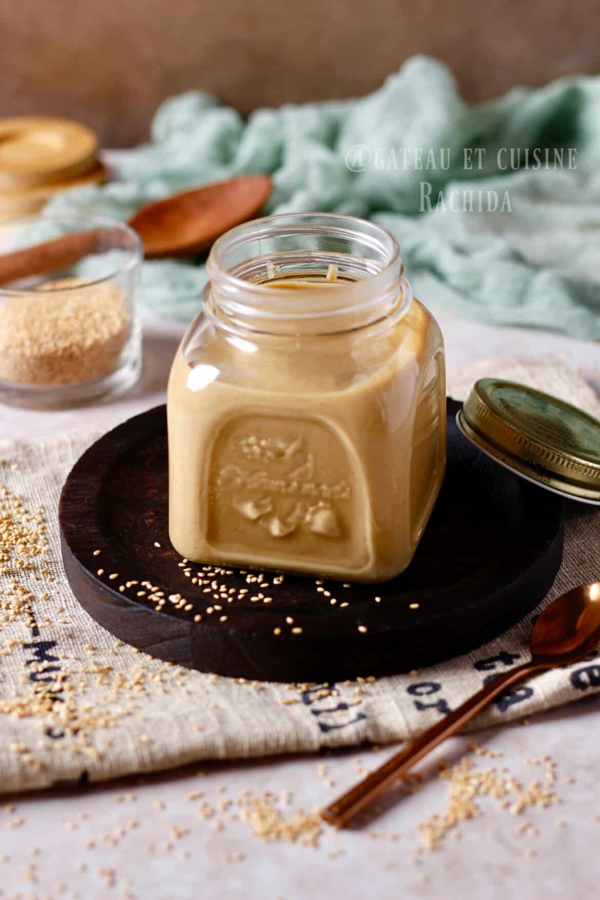 Recette tahini maison (crème de sésame) Gâteau et cuisine Rachida