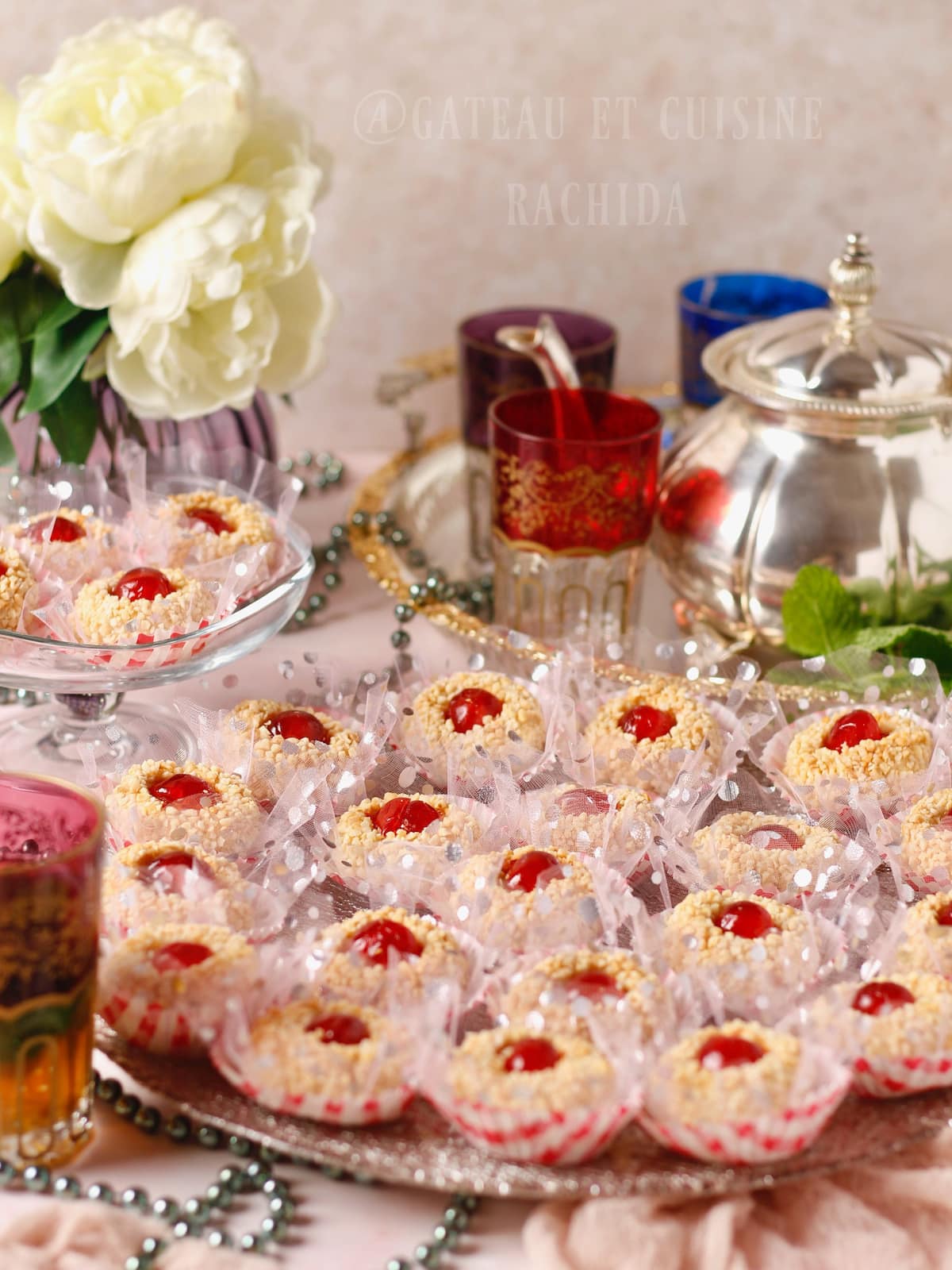 gâteaux algériens lemchewek aux amandes