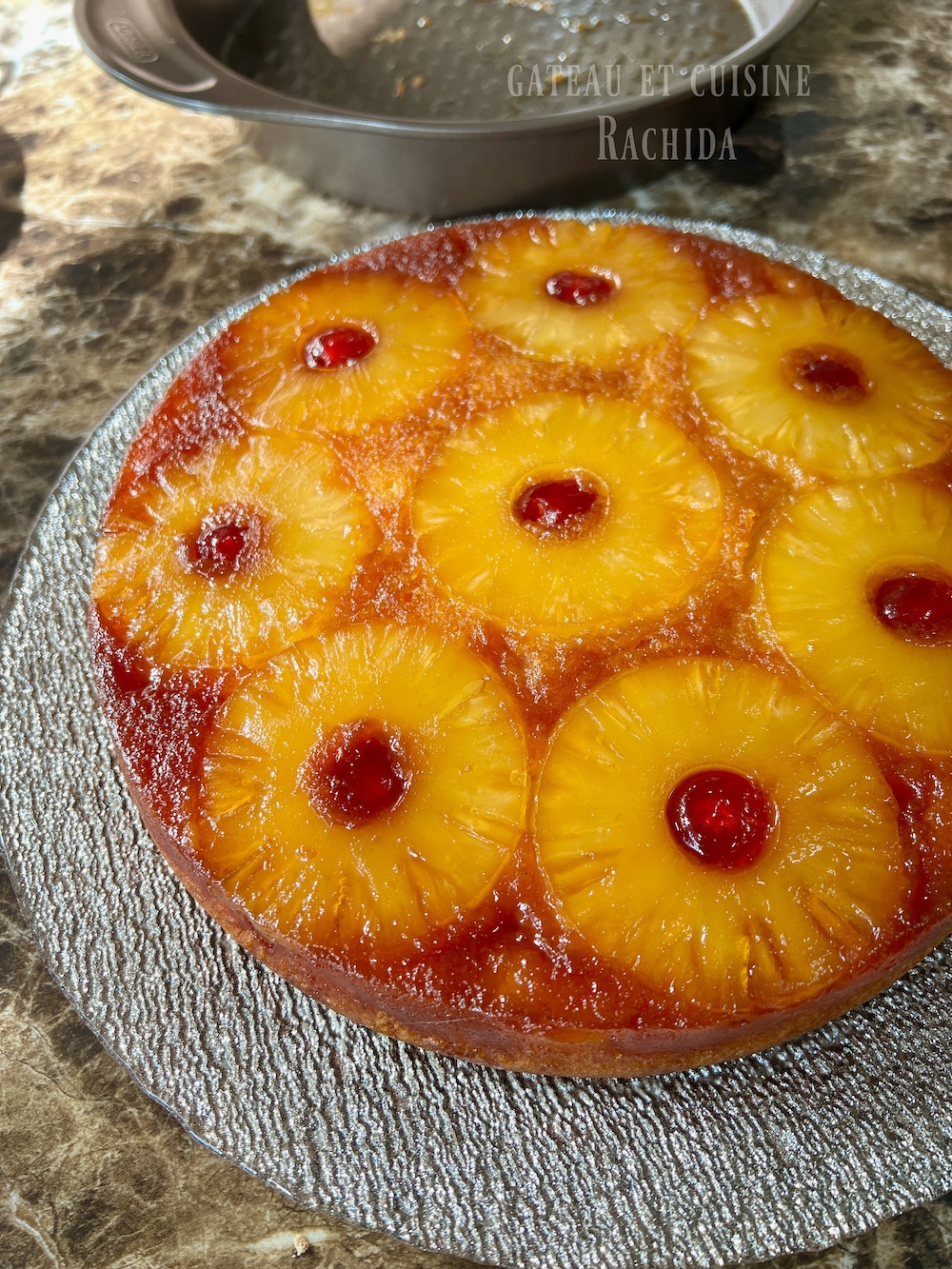 caramelized pineapple upside-down cake