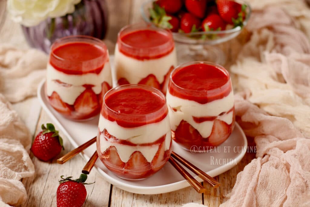 recette tiramisu à la fraises léger et aérien