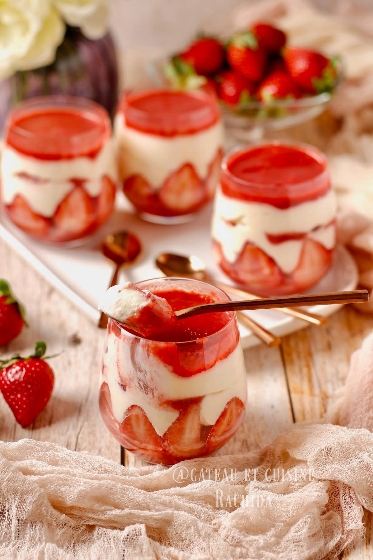 tiramisu fraise facile inratable