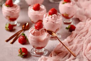 mousse fraises