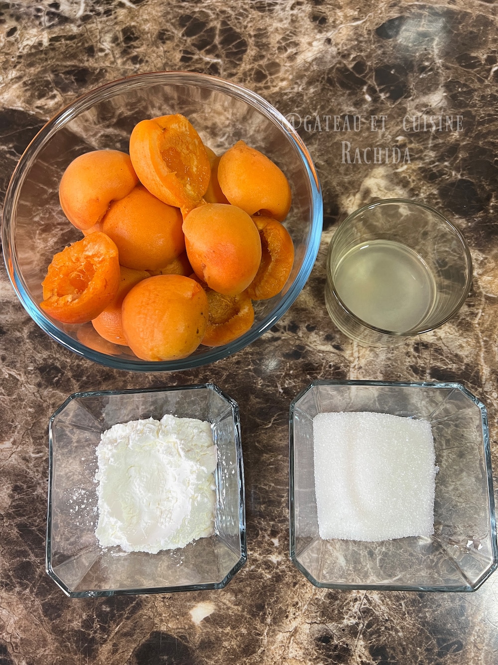 curd d'abricots sans oeuf fourrage