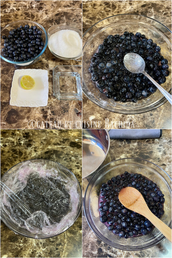 Confiture de myrtilles maison | Gâteau et cuisine Rachida