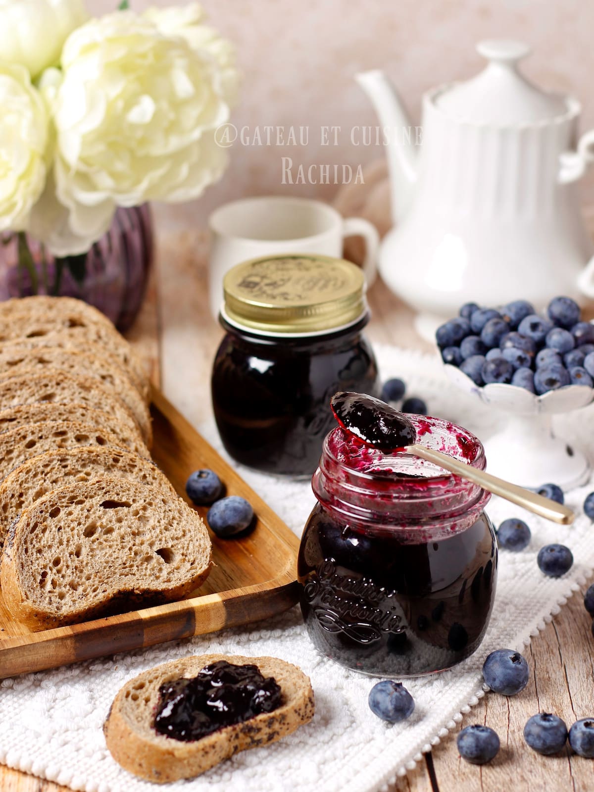 Recette confiture maison myrtilles