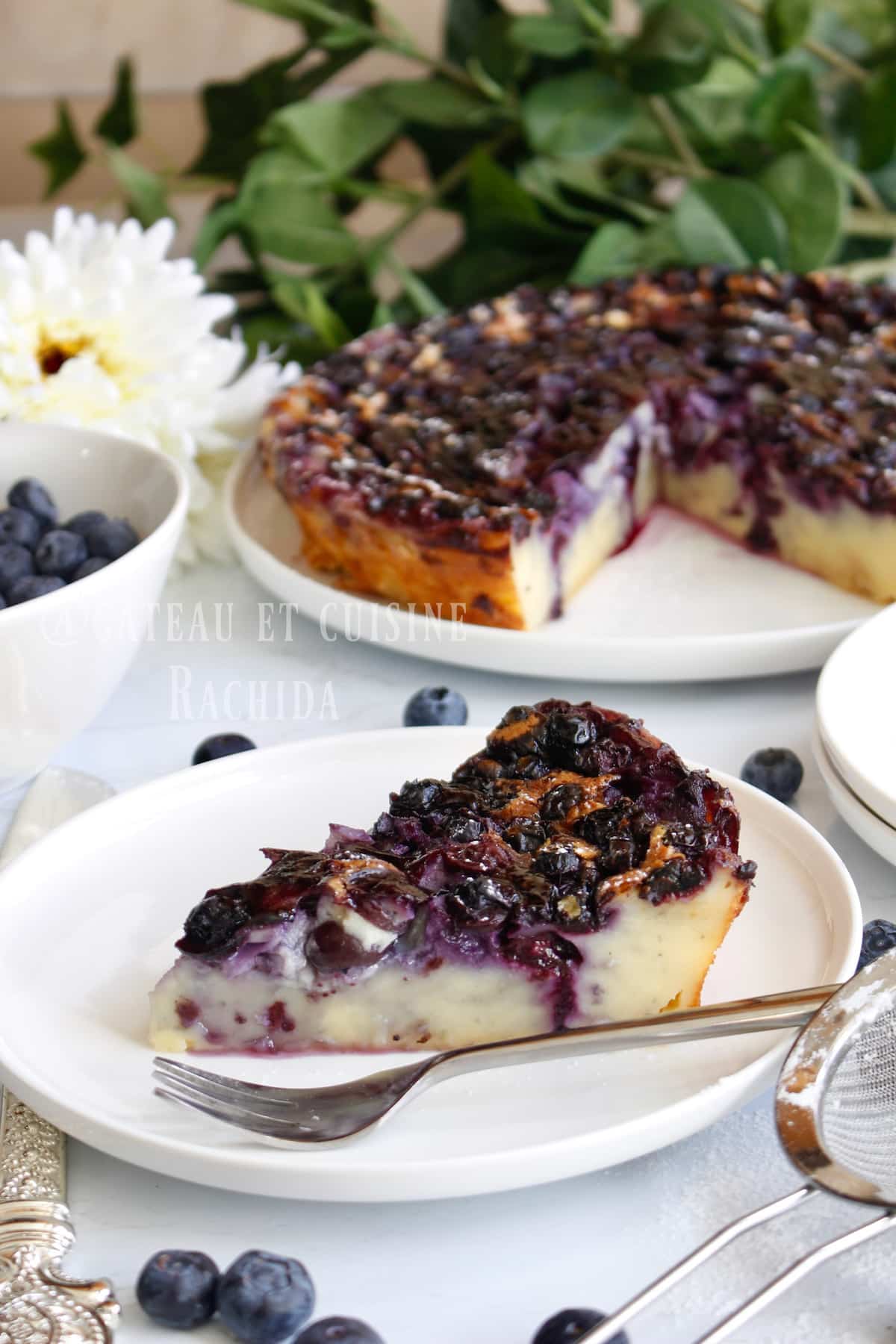 Easy and foolproof blueberry clafoutis recipe