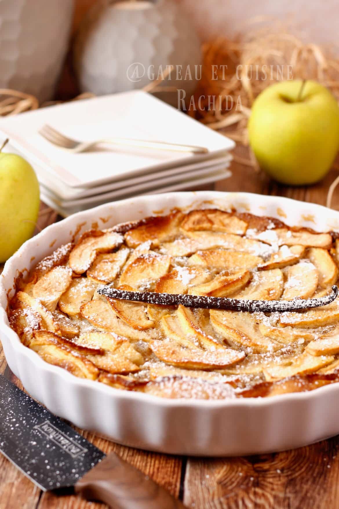 Easy Apple Clafoutis Recipe | Gâteau et cuisine Rachida