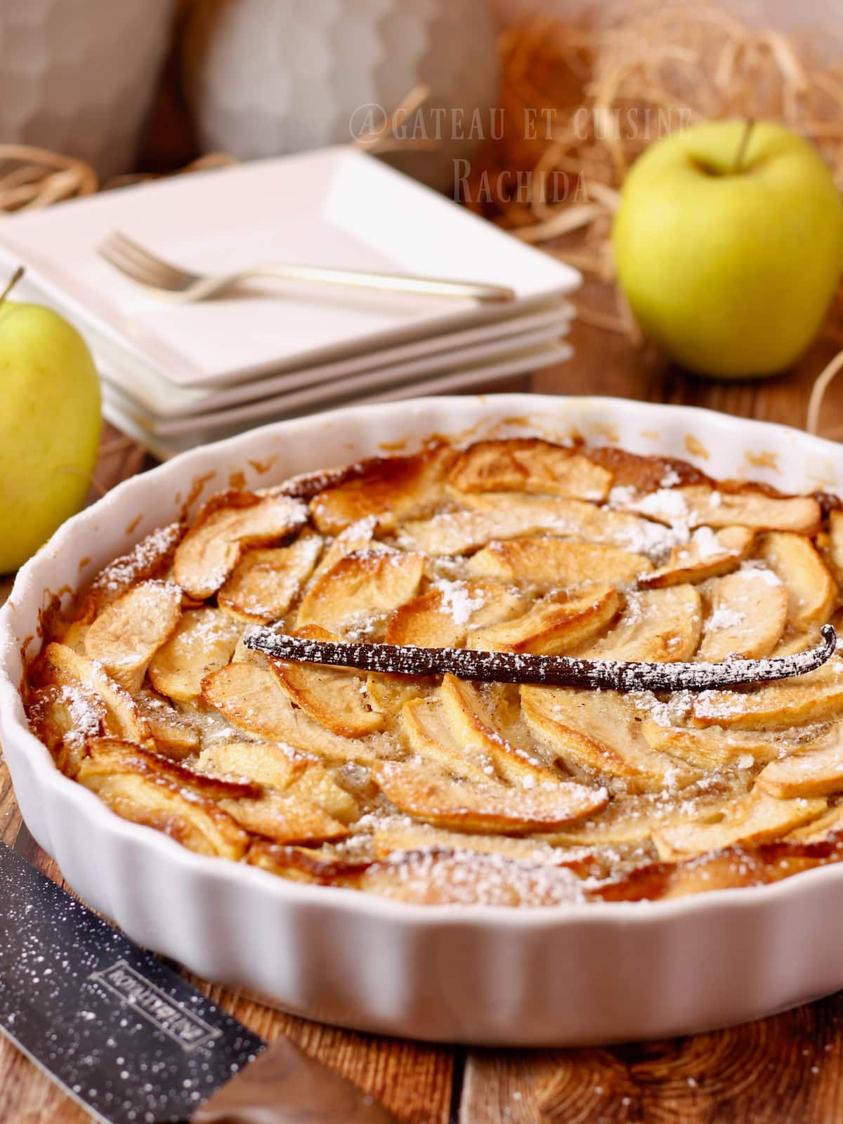 Grandma's foolproof apple clafoutis