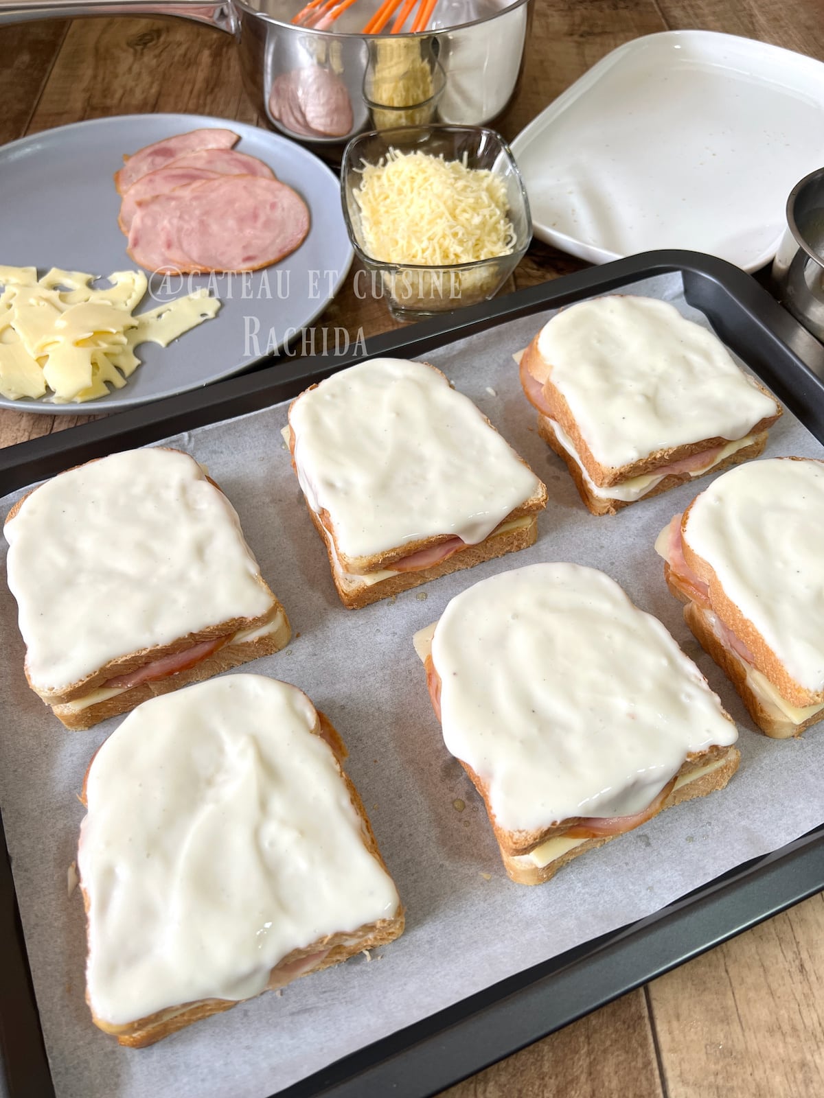 Bechamel sauce declination