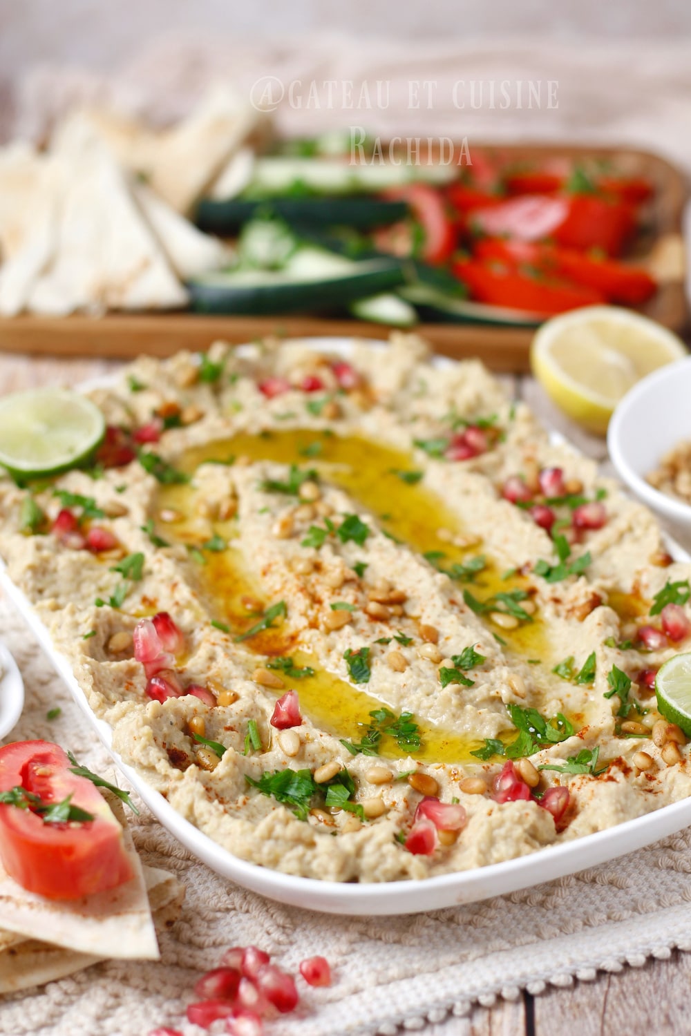 comment servir le baba ghannouj