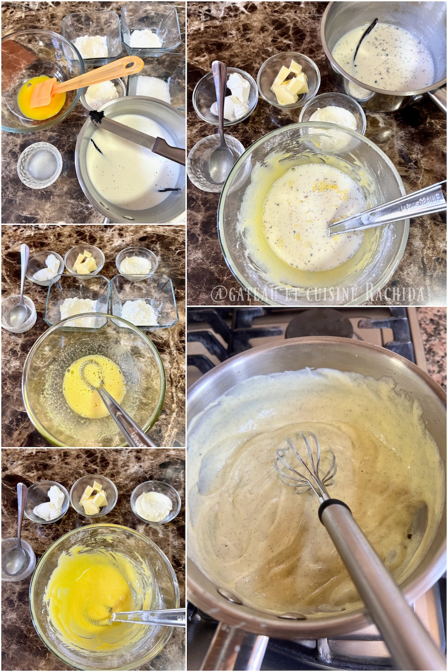 recette facile crème pâtissière légère