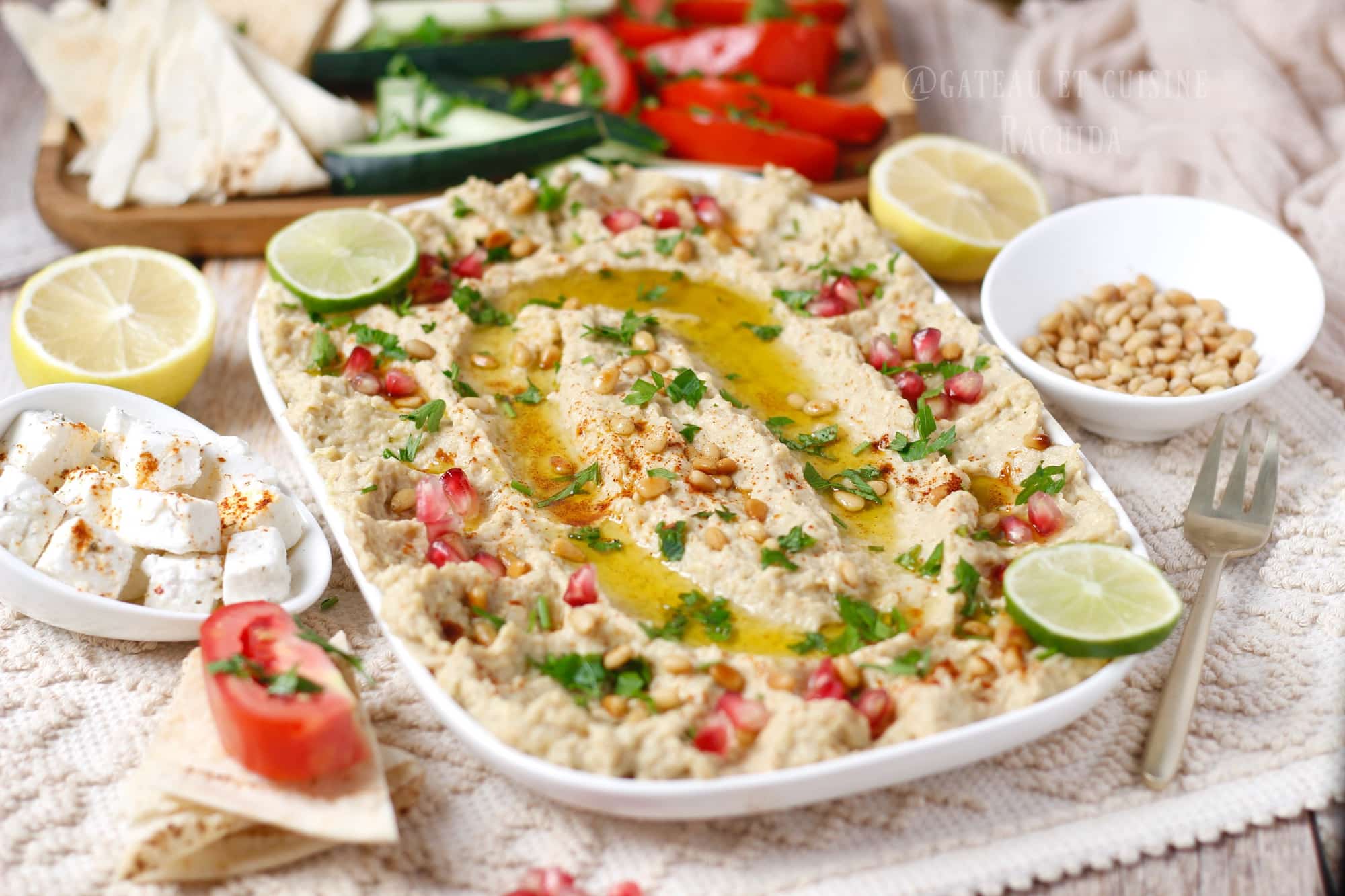 baba ghanoush Lebanese eggplant dip 