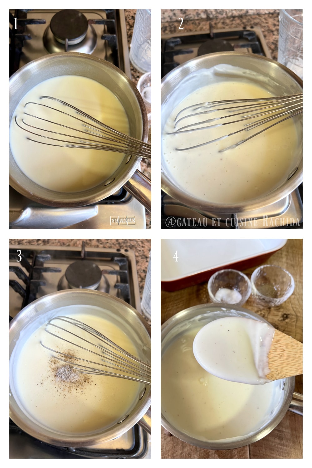Steps to Prepare Creamy Bechamel Sauce