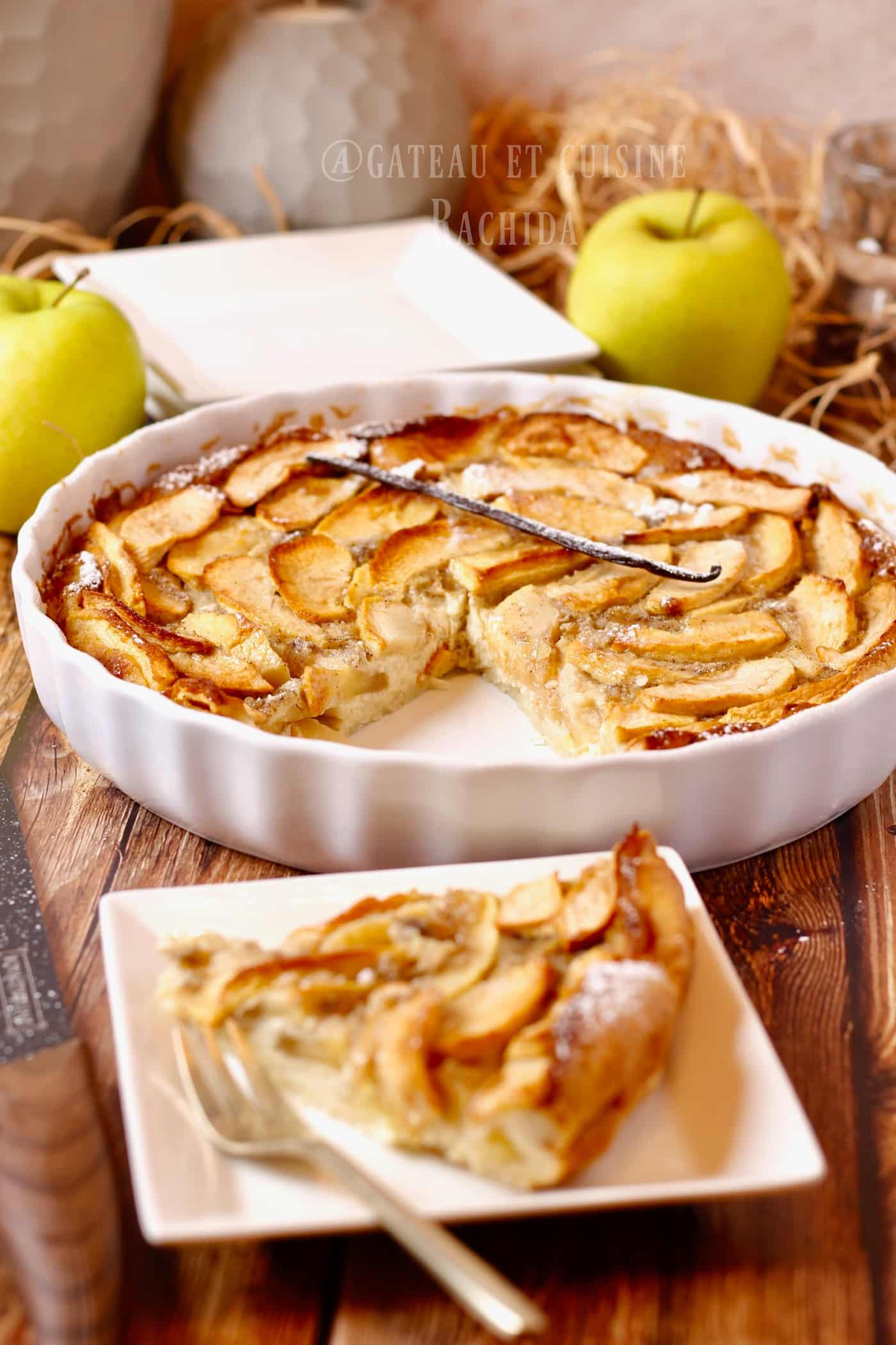 clafoutis or apple flognarde