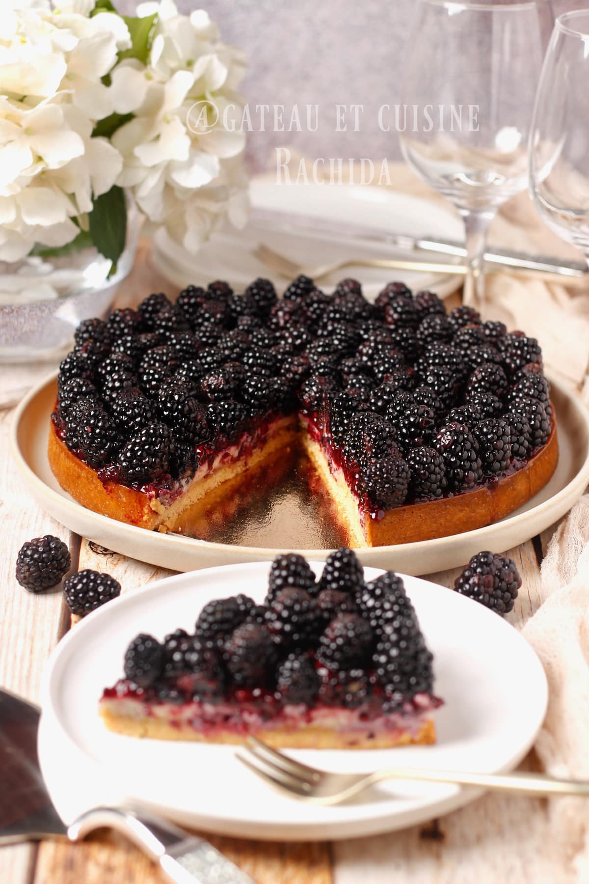 Easy blackberry tart recipe