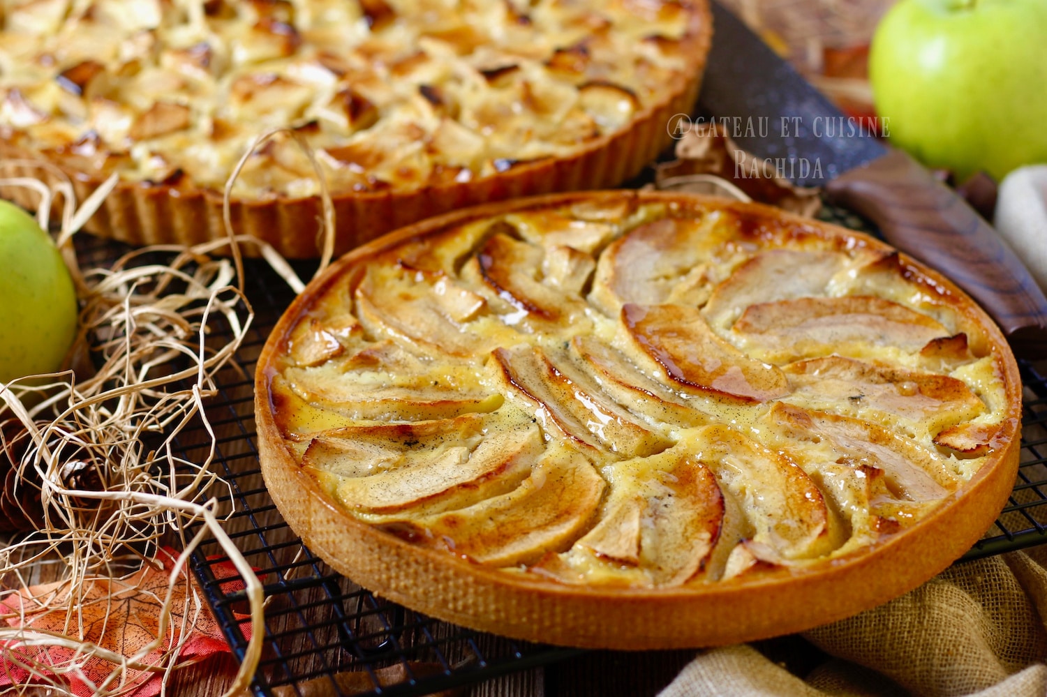 easy Normandy apple tart recipe