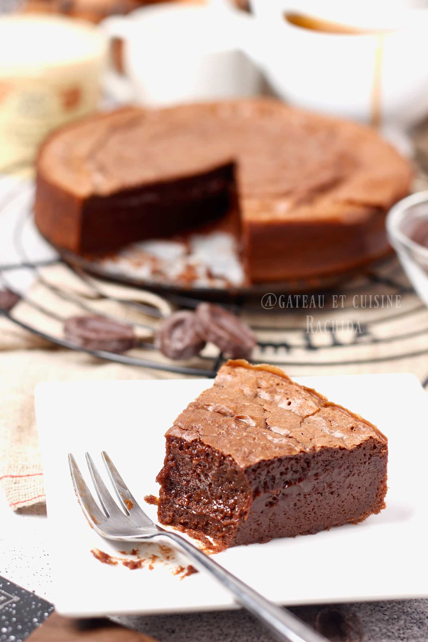 part de fondant au chocolat baulois ultra fondant