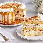layer cake aux poires et caramel