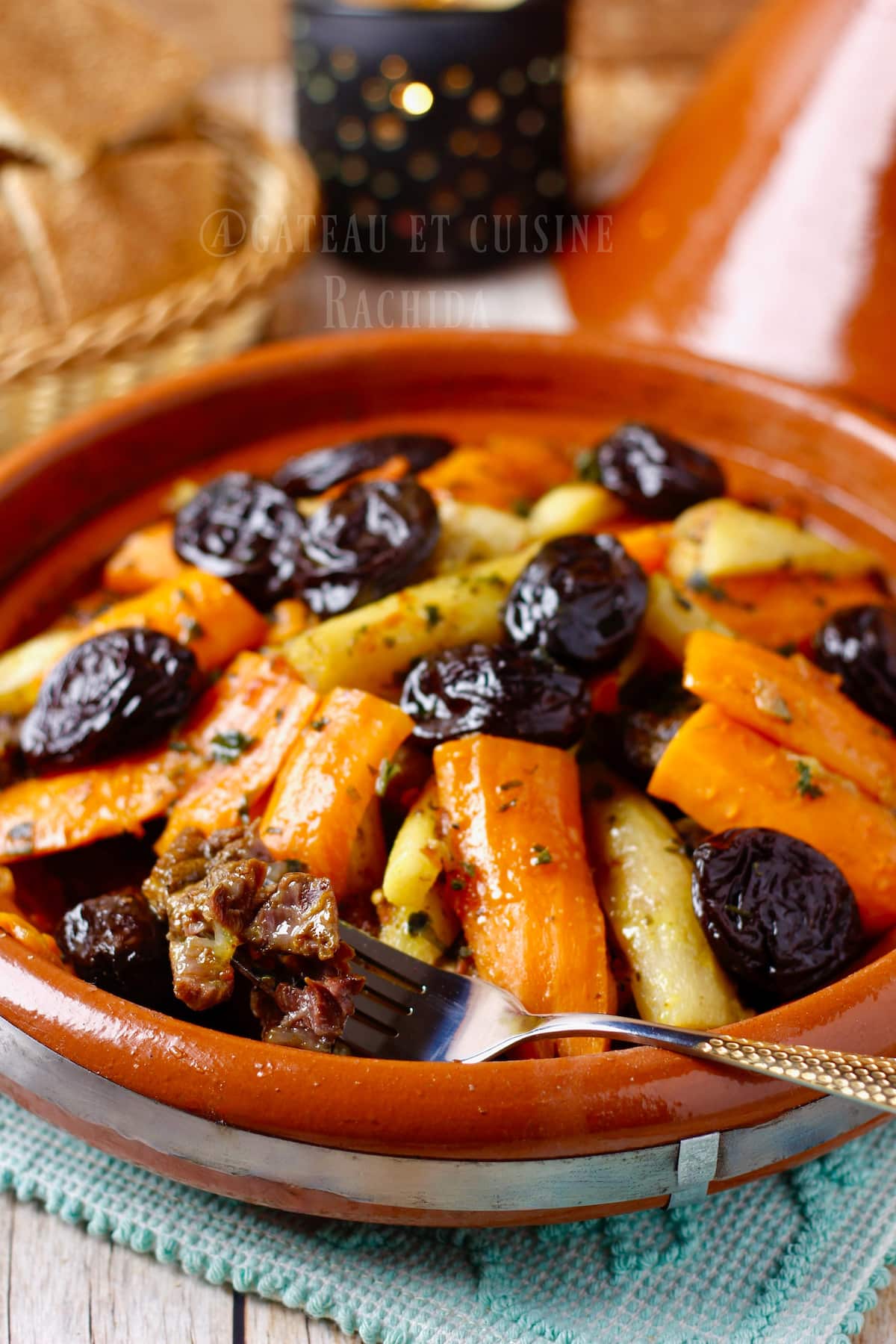 Tajine marocain de veau et carottes