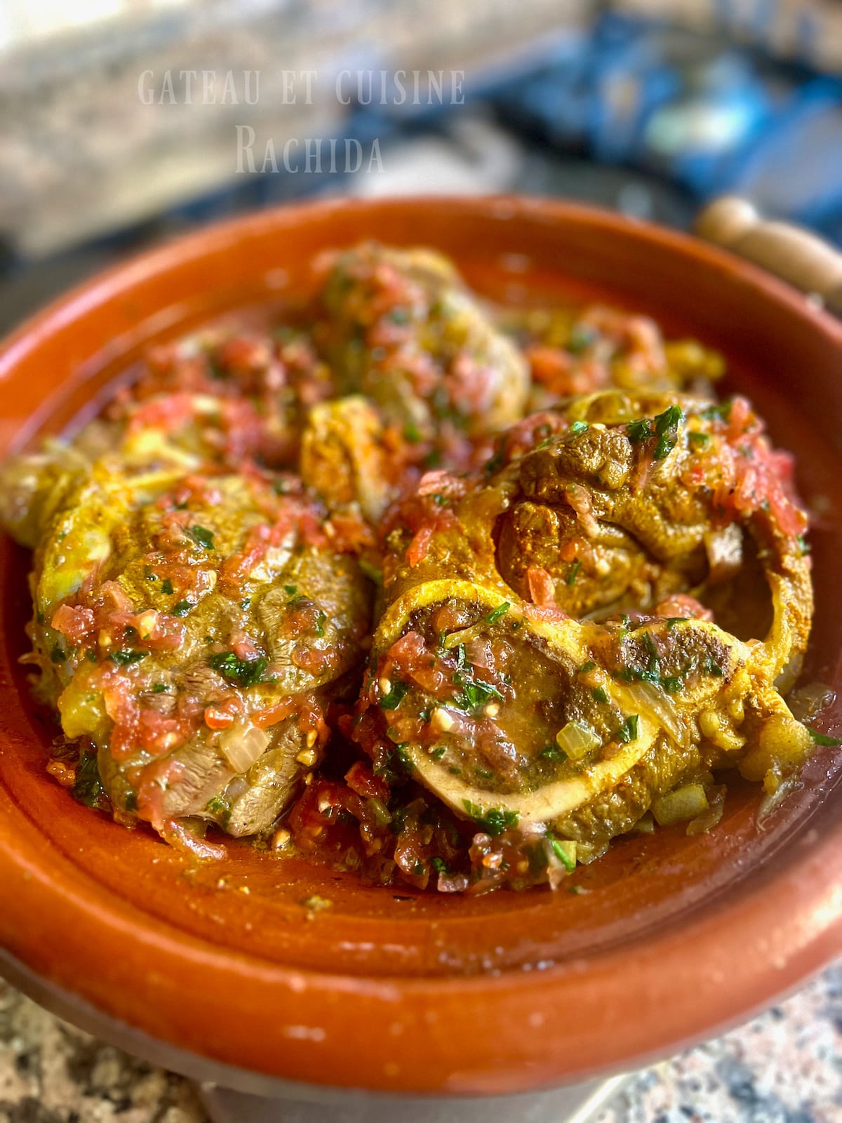 jarret de veau mijoté dans tajine