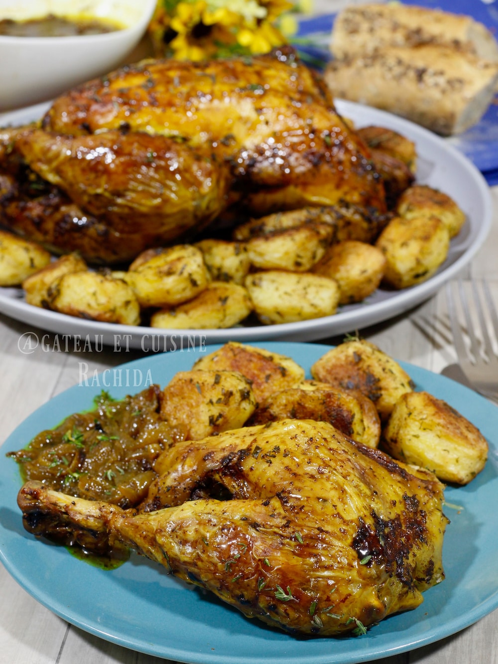 recette chapons de noël plat de fête