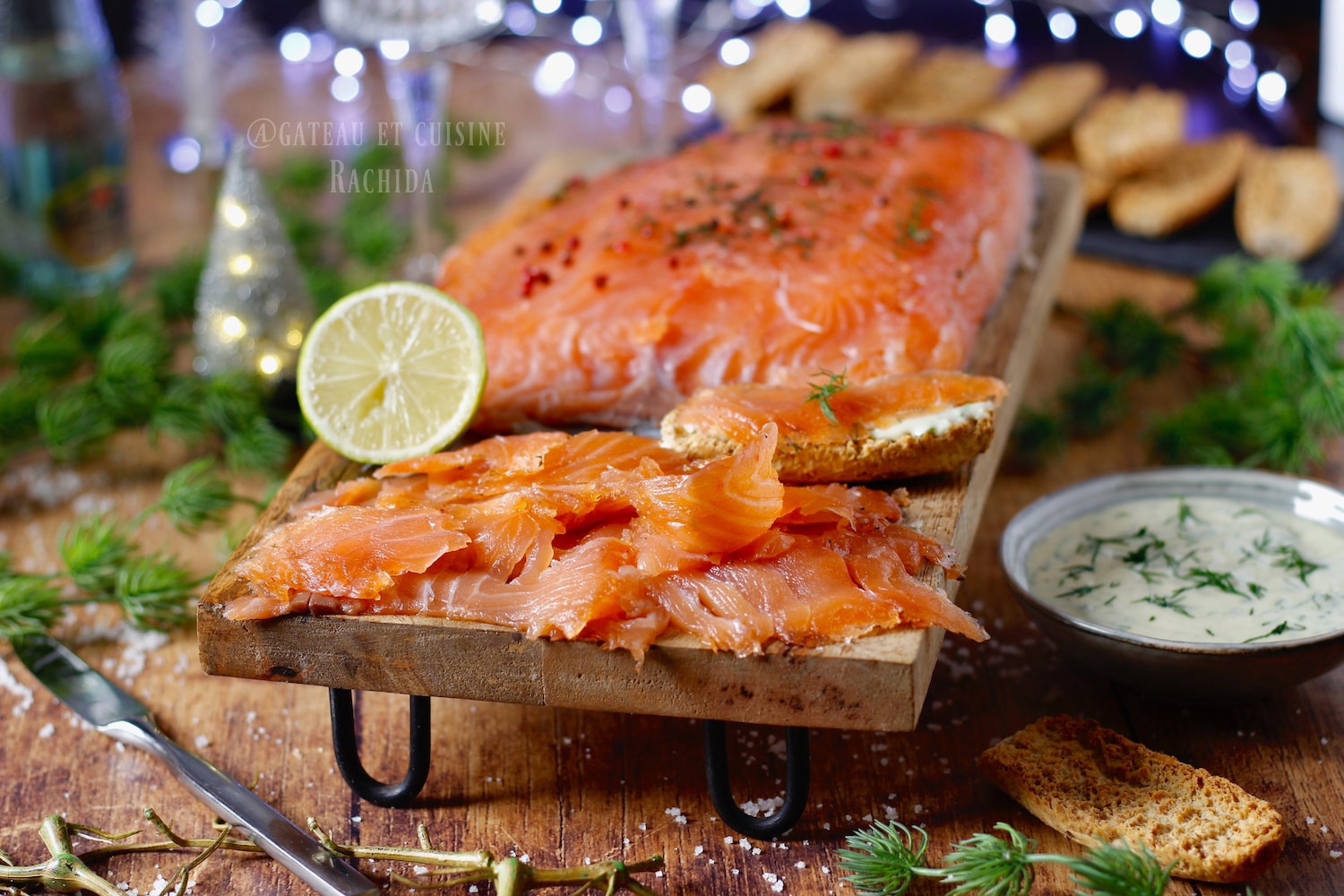 recette gravlax entrée apéro