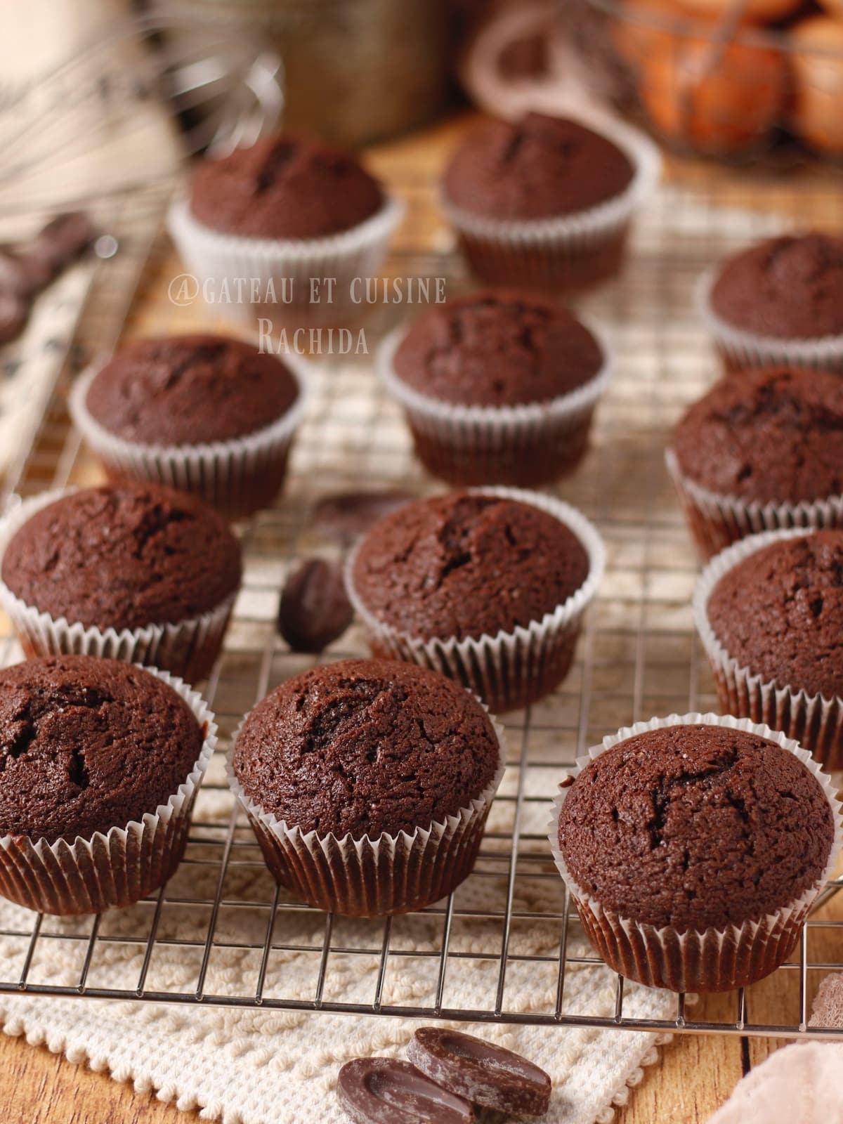 Recette de base cupcake chocolat et cacao