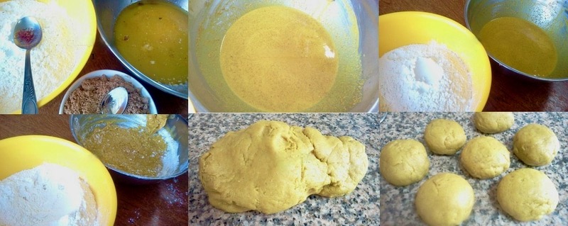 préparer la pâte des chebakias 