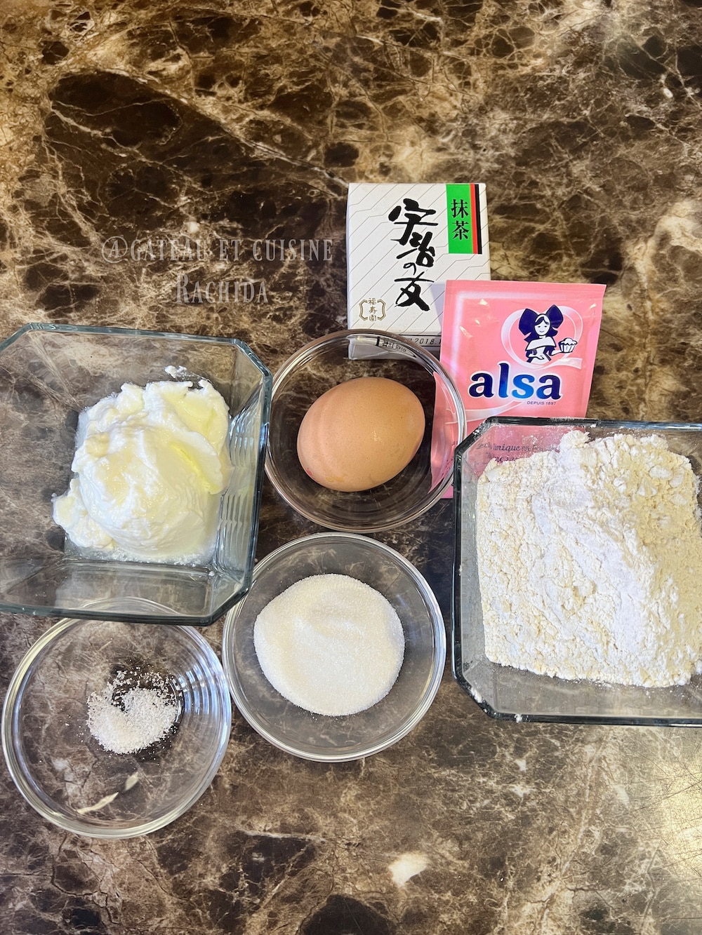 matcha pancakes ingredients