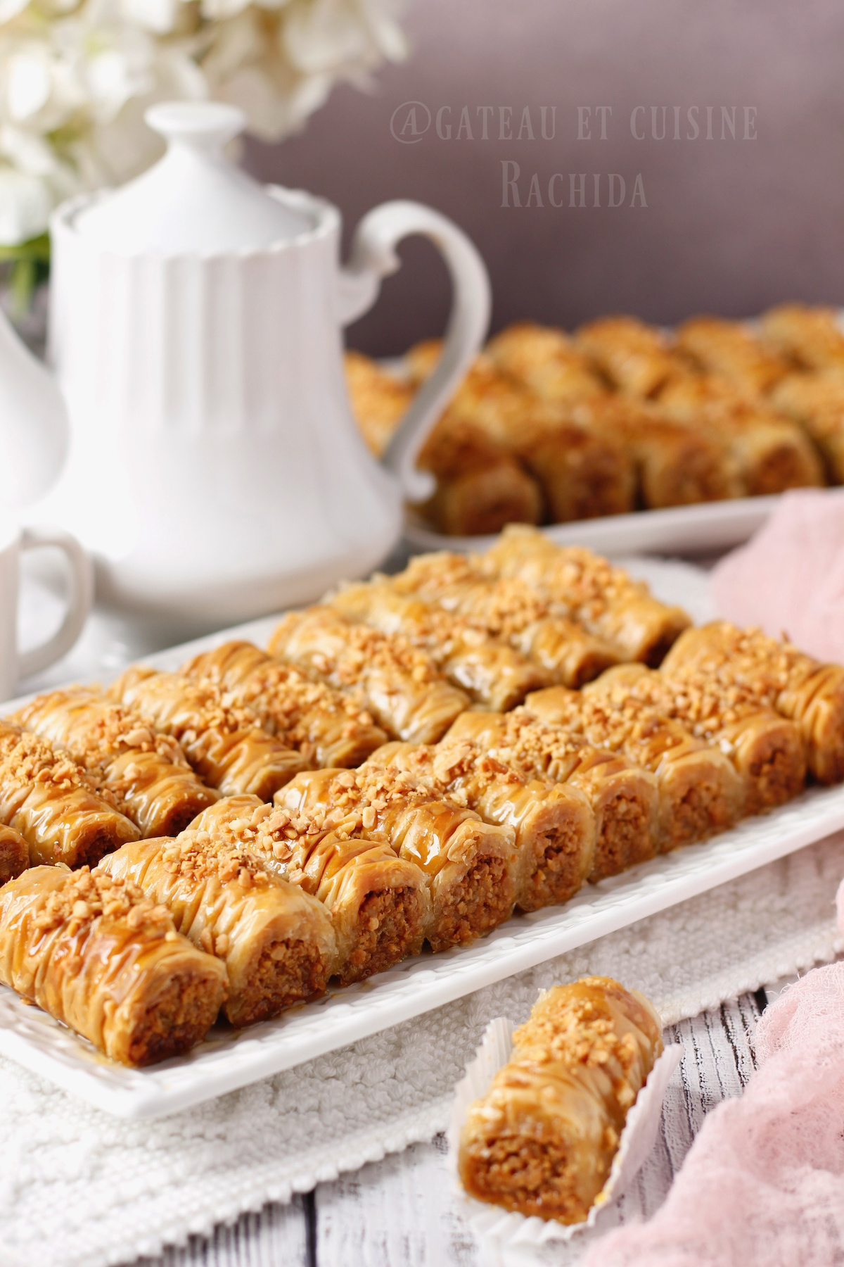homemade baklava rolls recipe