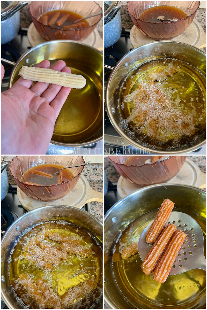 Cuisson friture zlabia banane