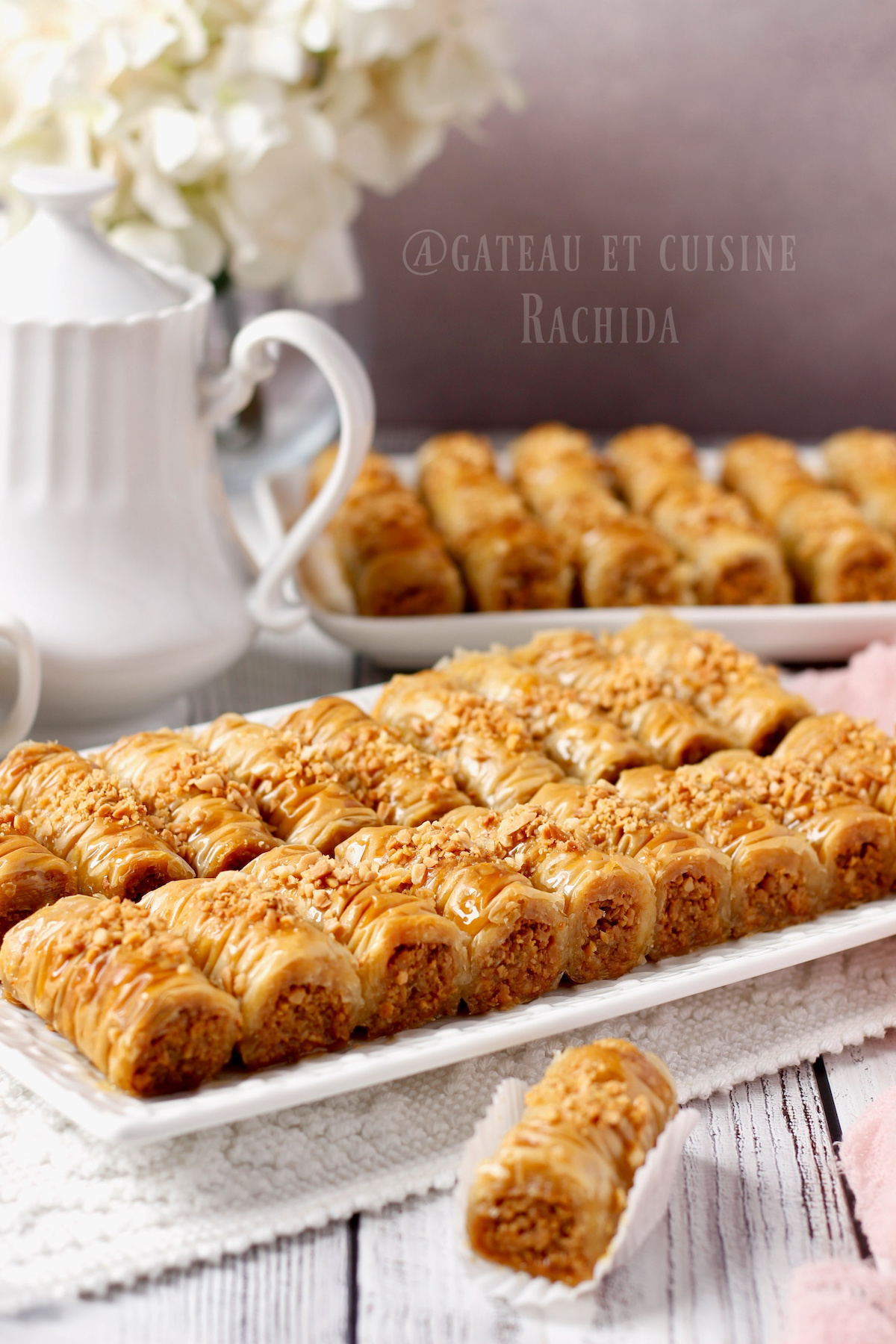 recette baklava rolls aux amandes maison