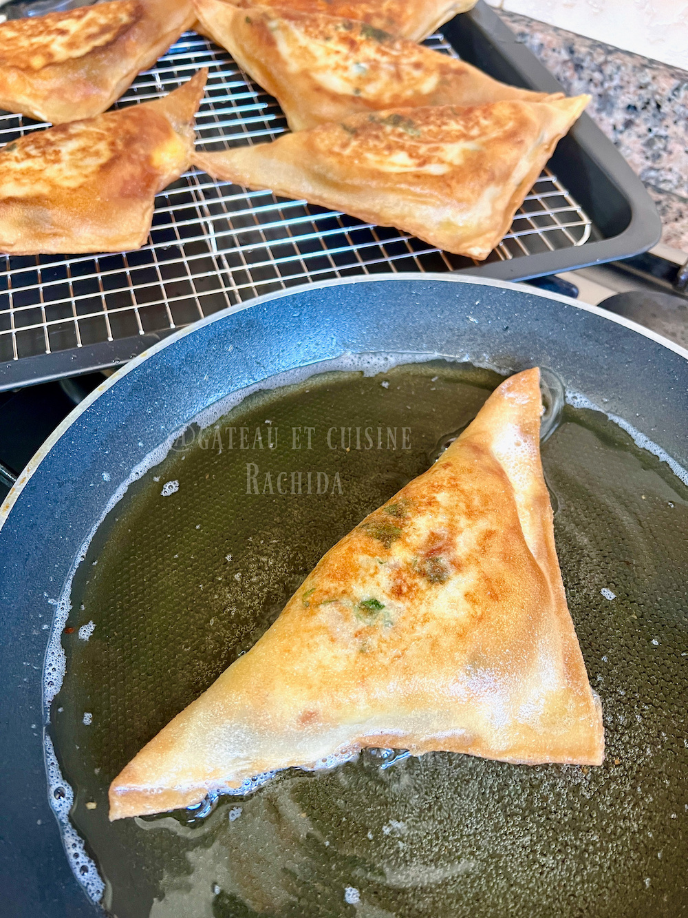 cuisson brick tunisienne frite