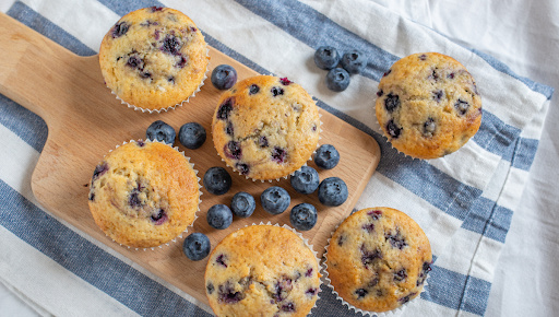 muffins au bleuet